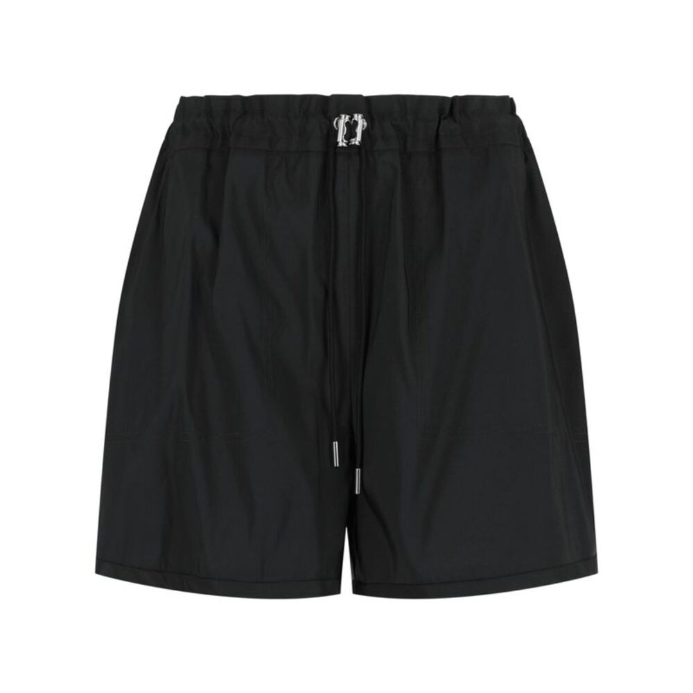 Alexander McQueen Woven Parachute Shorts Black Womens